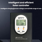Regolatore solare MPPT 12V/24V 10A-60A con riconoscimento automat