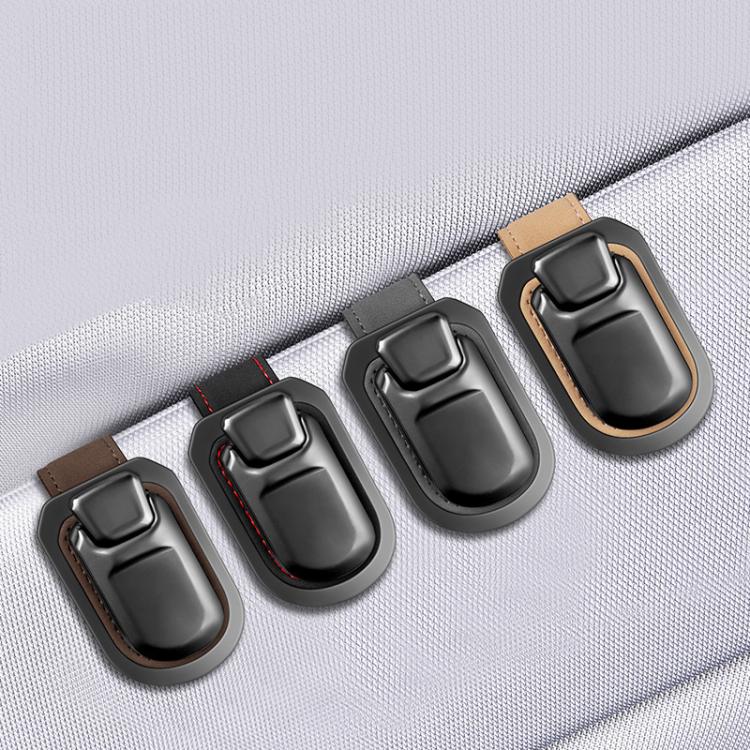 Portaocchiali da aletta parasole per auto, decorazione per riporre e conservare gli occhiali.