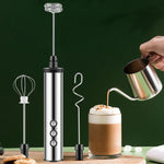 Frullatore elettrico portatile ricaricabile 3 in 1, mini montalatte per dolci, Rechargeable