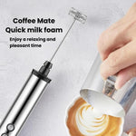 Frullatore elettrico portatile ricaricabile 3 in 1, mini montalatte per dolci, Rechargeable