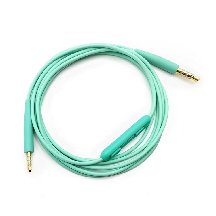For BOSE QC25 / QC35 / SoundLink OE2 Audio Headphone Cable With In-line Microphone, 1.4m