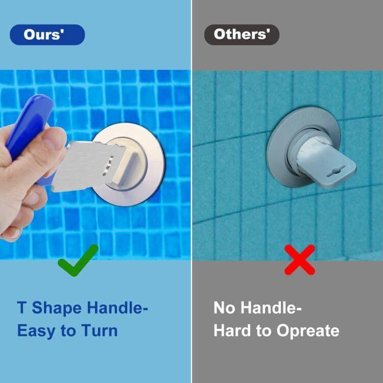 Strumento per la rimozione del tappo della piscina Hayward, Blue
