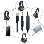 Cavo audio 1,5m Type-C a 2,5mm per cuffie BOSE QC35 QC25