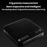 CAFE RHYME 311 Bilancia elettronica intelligente per caffè filtro, mini bilancia da cucina multifunzionale con timer