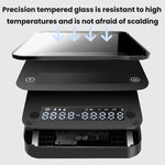 CAFE RHYME 311 Bilancia elettronica intelligente per caffè filtro, mini bilancia da cucina multifunzionale con timer