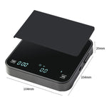 CAFE RHYME 311 Bilancia elettronica intelligente per caffè filtro, mini bilancia da cucina multifunzionale con timer