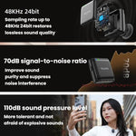 Microfono lavalier wireless TELESIN per dispositivi Type-C