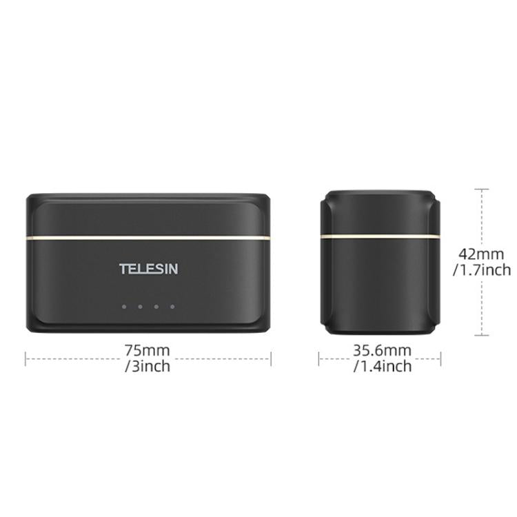 Microfono lavalier wireless TELESIN per dispositivi Type-C