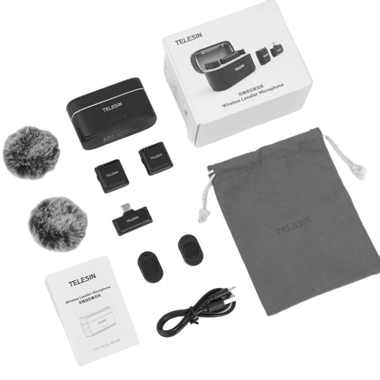 Microfono lavalier wireless TELESIN per dispositivi Type-C