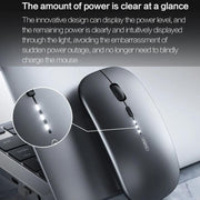 Inphic M1 PRO Wireless Bluetooth Tri-mode Rechargeable Mute Mouse With Battery Level Display