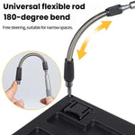 Set di cacciaviti di precisione 128 in 1 con custodia arrotolabile e kit di riparazione magnetico