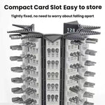 Set di cacciaviti di precisione 128 in 1 con custodia arrotolabile e kit di riparazione magnetico