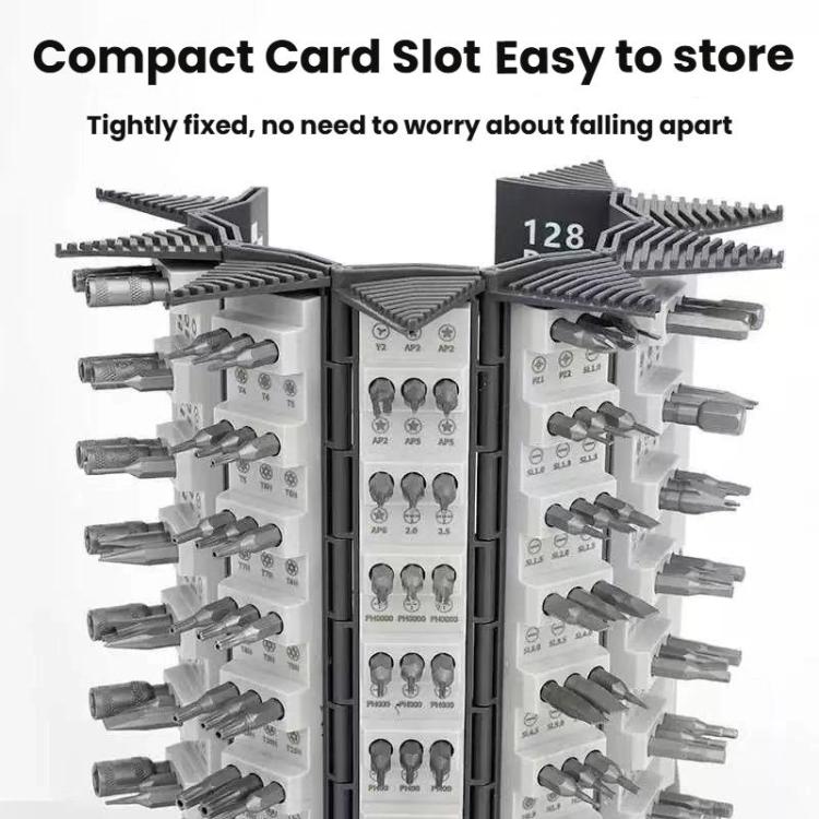 Set di cacciaviti di precisione 128 in 1 con custodia arrotolabile e kit di riparazione magnetico