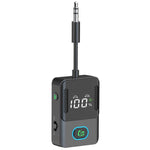 Adattatore audio BR16 per auto con doppio microfono, ricevitore e trasmettitore Bluetooth, lunga durata., BR16