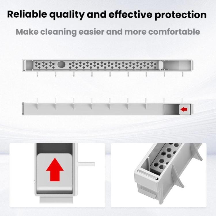 Tubo di scarico del serbatoio delle acque reflue per robot aspirapolvere Ecovacs T80 / X9 / X9 Pro