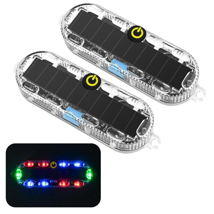 Luce segnalazione solare LED wireless per auto e moto