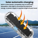 Luce di segnalazione anticollisione a energia solare per auto, luce posteriore a LED wireless per moto, 2pcs