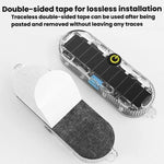 Luce di segnalazione anticollisione a energia solare per auto, luce posteriore a LED wireless per moto, 2pcs