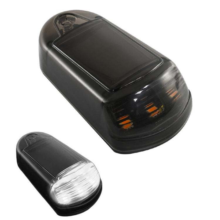 Luce di segnalazione a LED a energia solare per tetto di camion e pickup., Transparent Yellow Light, Transparent White Light, Transparent 7 Colors, Transparent Black Yellow Light, Transparent Black White Light, Transparent Black 7 Colors
