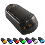 Luce di segnalazione a LED a energia solare per tetto di camion e pickup., Transparent Yellow Light, Transparent White Light, Transparent 7 Colors, Transparent Black Yellow Light, Transparent Black White Light, Transparent Black 7 Colors