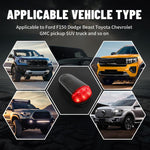 Luce di segnalazione a LED a energia solare per tetto di camion e pickup., Transparent Yellow Light, Transparent White Light, Transparent 7 Colors, Transparent Black Yellow Light, Transparent Black White Light, Transparent Black 7 Colors