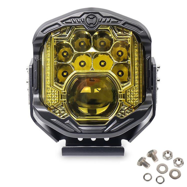 Faro a LED 7 pollici con Angel Eye e luce di lavoro