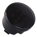 2 pezzi Luci a LED gialle a forma di fiore di prugno per Wrangler, indicatori di direzione per griglia modificata dell'auto, With Aperture, Without Aperture