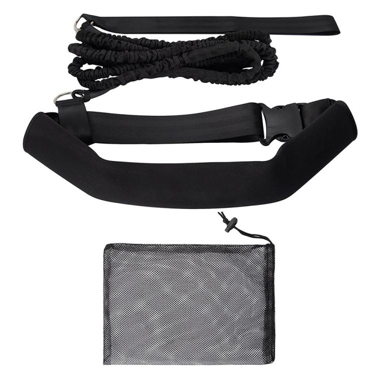 Set composto da cintura e cordino elastico per allenamento di forza nel nuoto.