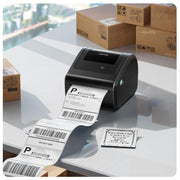 Stampante per etichette di spedizione Bluetooth Phomemo D450-BT, etichettatrice senza inchiostro con codice a barre per etichette da 20 a 115 mm., D450-BT