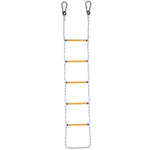 Scala di corda multifunzionale in resina per allenamento e arrampicata su barca, White 1m, White 1.4m, White 1.8m