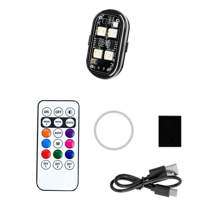 Fanale posteriore LED per moto con telecomando wireless