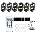 Fanale posteriore a LED lampeggiante per moto con telecomando wireless per retrofit, 1 Light, 2 Lights, 4 Lights, 6 Lights, 8 Lights