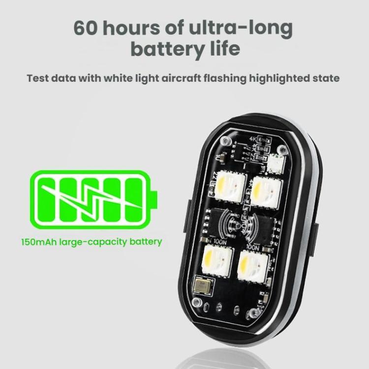 Fanale posteriore a LED lampeggiante per moto con telecomando wireless per retrofit, 1 Light, 2 Lights, 4 Lights, 6 Lights, 8 Lights