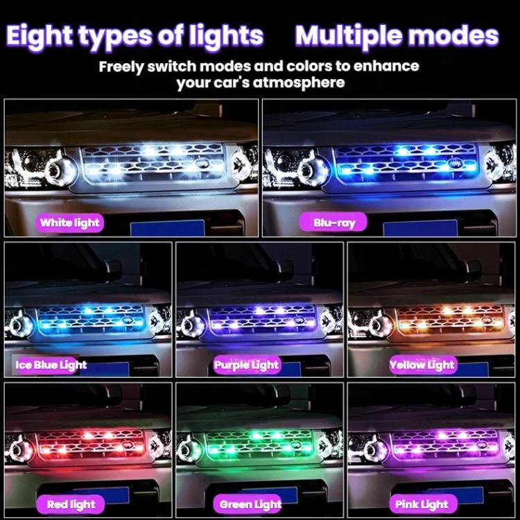 Fanale posteriore a LED lampeggiante per moto con telecomando wireless per retrofit, 1 Light, 2 Lights, 4 Lights, 6 Lights, 8 Lights