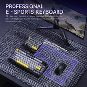 Ajazz AK029 Magnetic Rice Switch HIFI Edition RGB Backlight Wired Single Handed Gaming Keyboard