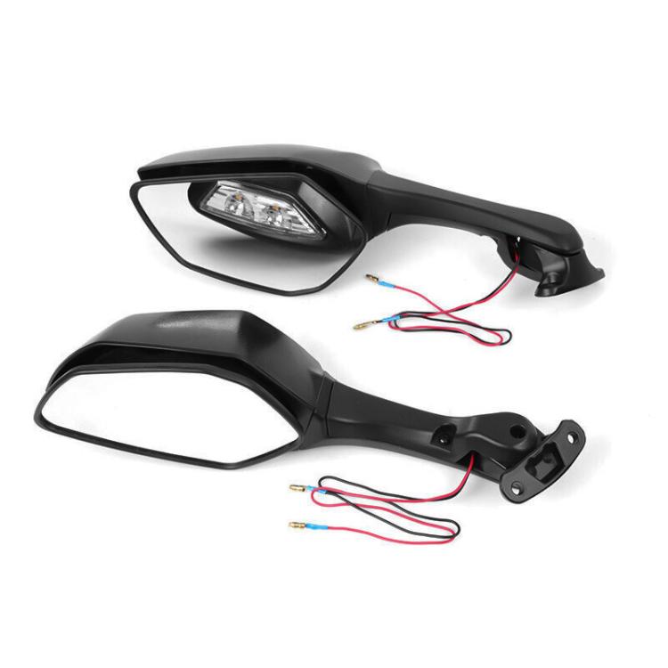 Specchietto retrovisore moto con luce LED per Kawasaki ZX-10R