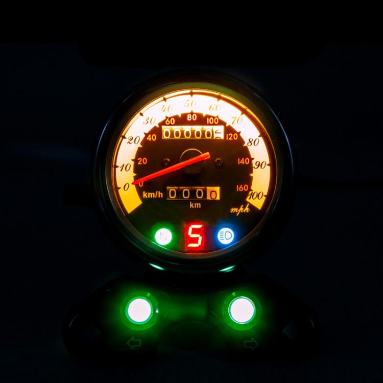 Contachilometri retrò per moto Honda CG125 / Suzuki GN125, 4986