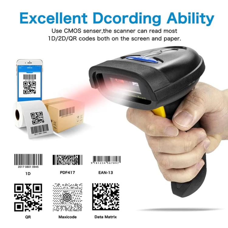 Scanner codici a barre wireless 1D/2D Bluetooth NETUM NT-1228BL