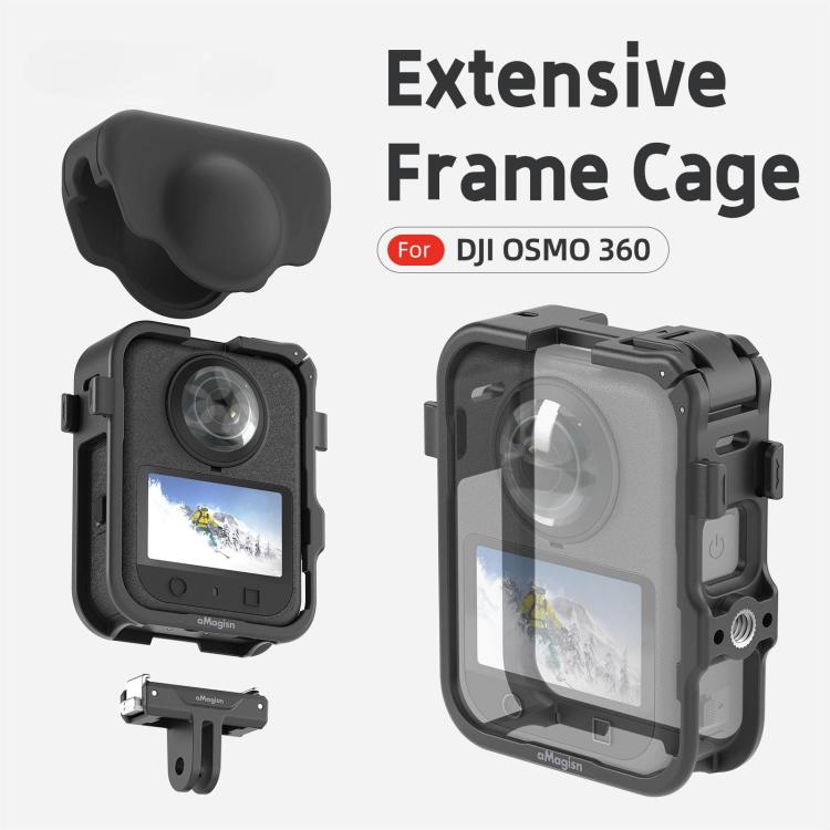 Gabbia di espansione per DJI Osmo 360 con copriobiettivo