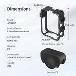 Gabbia di espansione per DJI Osmo 360 con copriobiettivo
