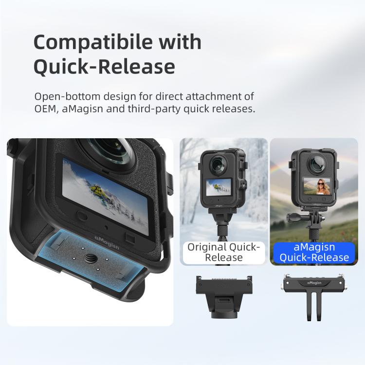 Gabbia di espansione per DJI Osmo 360 con copriobiettivo