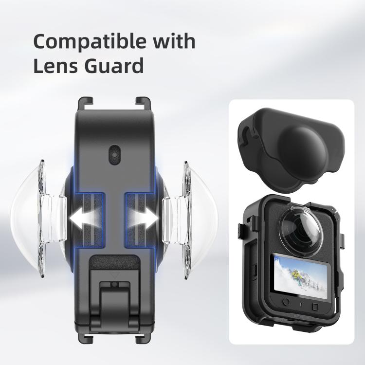 Gabbia di espansione per DJI Osmo 360 con copriobiettivo