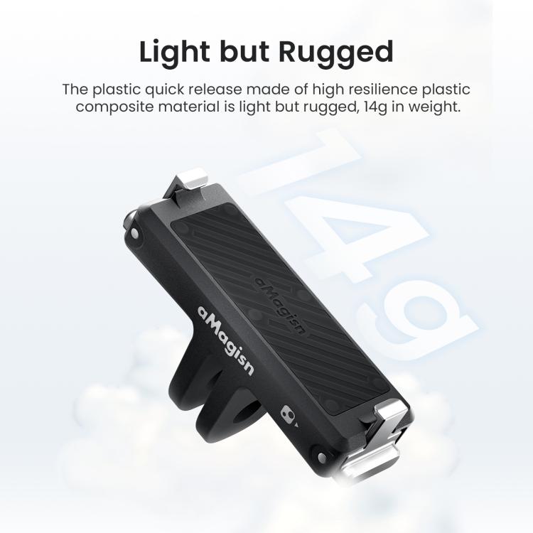 Adattatore montaggio magnetico plastica per Insta360 Go Ultra
