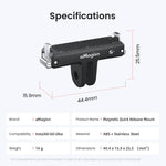 Adattatore montaggio magnetico plastica per Insta360 Go Ultra