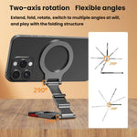 Accessorio Magsafe con clip metallica pieghevole e supporto espandibile da 1/4 per cellulari con funzione magnetica., MB015