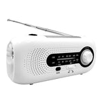 Radio meteo a manovella solare per emergenze senza batterie