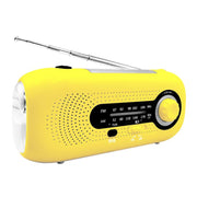 Radio meteo solare a manovella per emergenze senza batterie