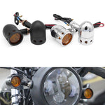 2 indicatori di direzione cavi modificati per moto