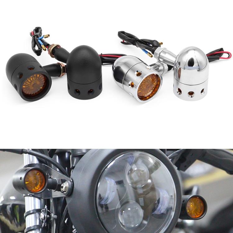 2 indicatori di direzione cavi modificati per moto