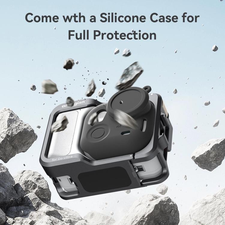 Gabbia metallica con copertura silicone per Insta360 GO Ultra